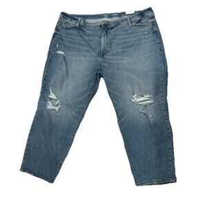 Old Navy Jeans high-rise Blue OG straight ankle Women's PLUS Size 28 NEW